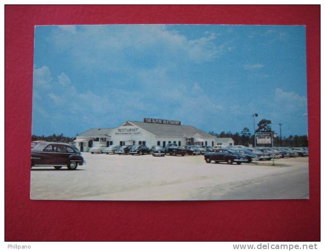 Tifton Ga   The Alpine Restaurant   Early Chrome  ----(Ref 108) - Other & Unclassified