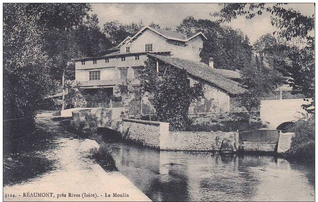 6g - 38 - Beaumont, Près Rives - Isère - Le Moulin - Autres & Non Classés