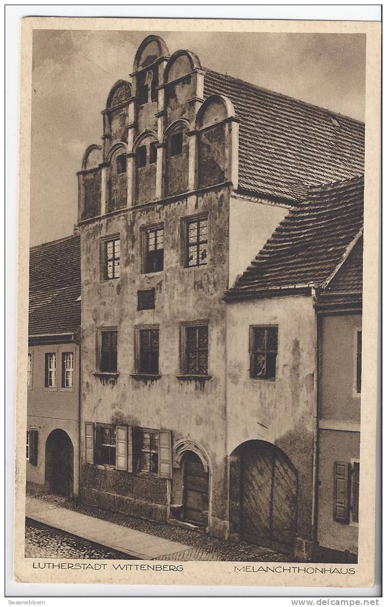 DE.- Wittenberg - Lutherstadt  "Wittenberg"  Melanchthonhaus. -  Postkarte - - Wittenberg