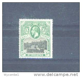 ST HELENA - 1912  George V  1/2d  MM - St. Helena