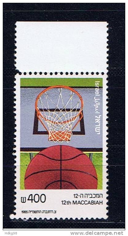 IL+ Israel 1985 Mi 1004 Basketball - Oblitérés (sans Tabs)