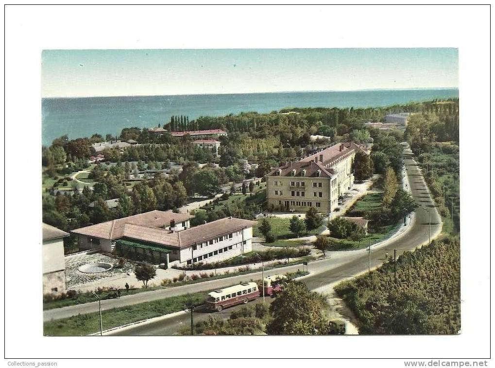 Cp, Bus Et Autocar, Bapha - Varna, Vue Générale De Villégiature "Droujba" - Busse & Reisebusse