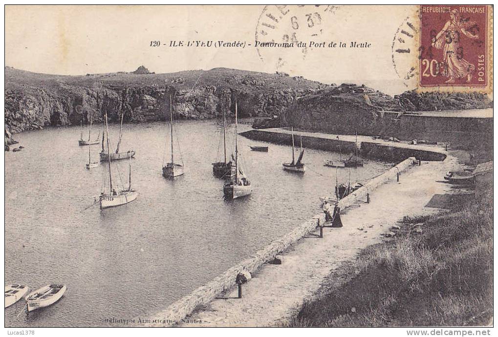 85 / ILE D YEU / PANORAMA DU PORT DE LA MEULE - Ile D'Yeu