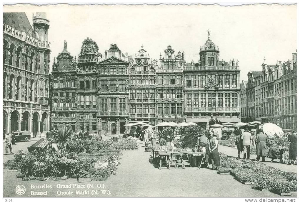 Bruxelles , Grand'Place    - Jy89 - Marchés