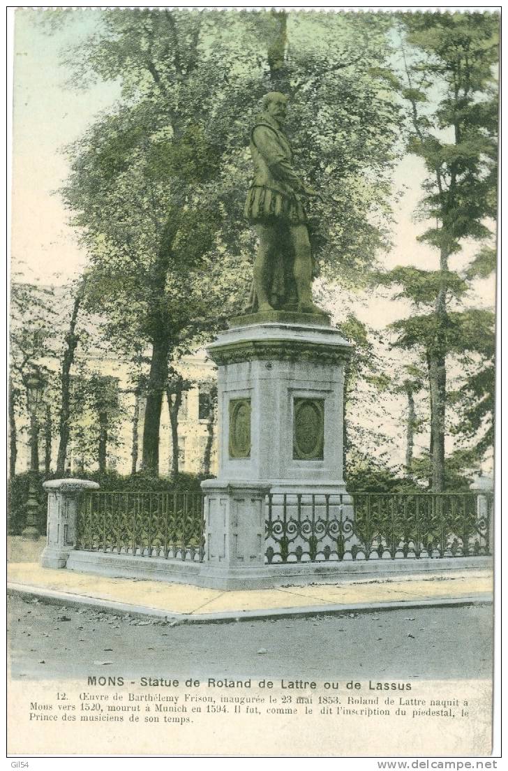 Mons - Statue De Roland De Lattre Ou De Lassus  - Mi112 - Mons