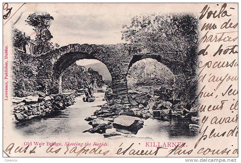 5421  KILLARNEY   Old Weir Bridge  Circulée 1903 - Kerry