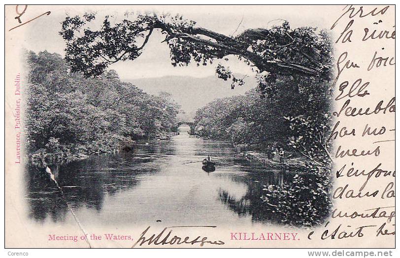 5422  KILLARNEY   Meeting Of The Water    Circulée 1903 - Kerry