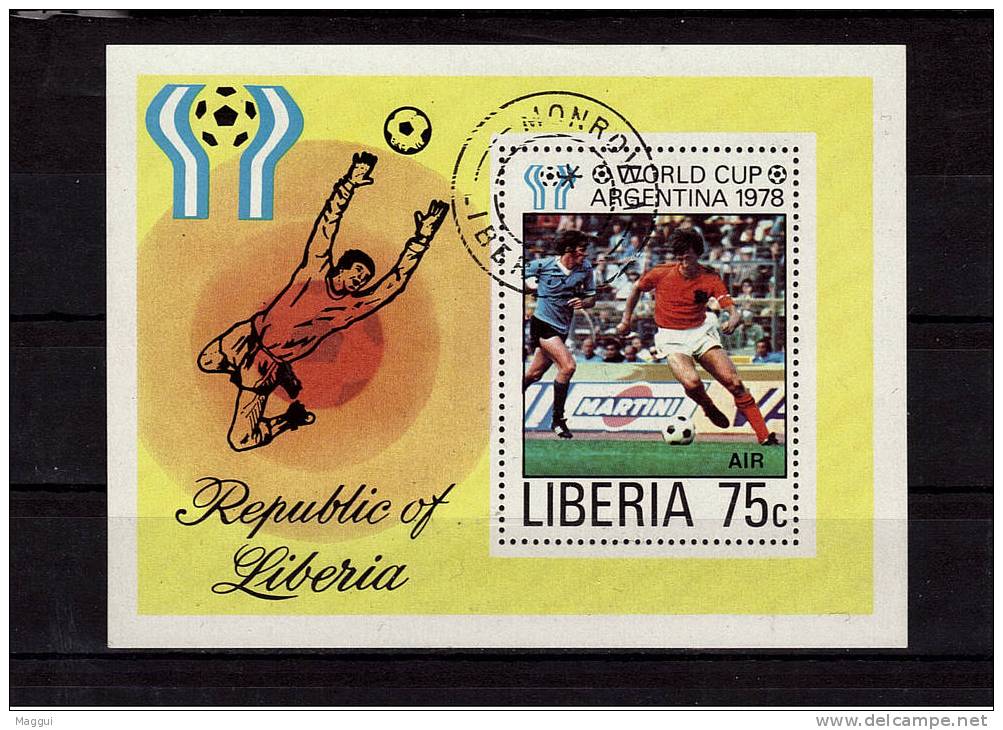 LIBERIA    BF 89  Oblitéré  Cup 1978    Football  Soccer Fussball - 1978 – Argentina