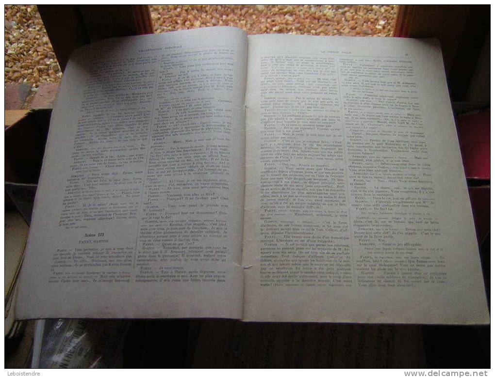 L'ILLUSTRATION THEATRALE-N° 150- 28 MAI 1910 -JOURNAL D'ACTUALITES DRAMATIQUES-LA VIERGE FOLLE PAR HENRY BATAILLE - Französische Autoren