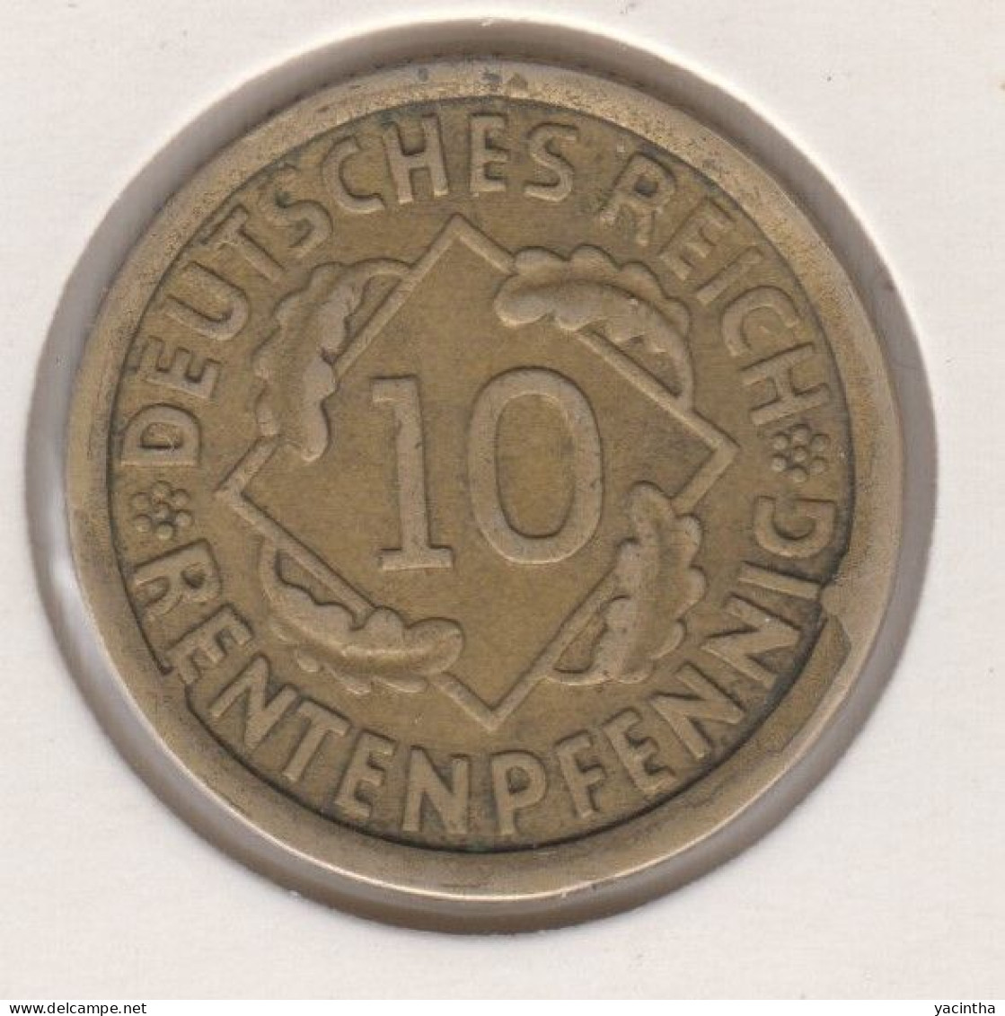 @Y@   Duitsland    1924   10   Pfennig    F  ( D04) - 4 Reichspfennig