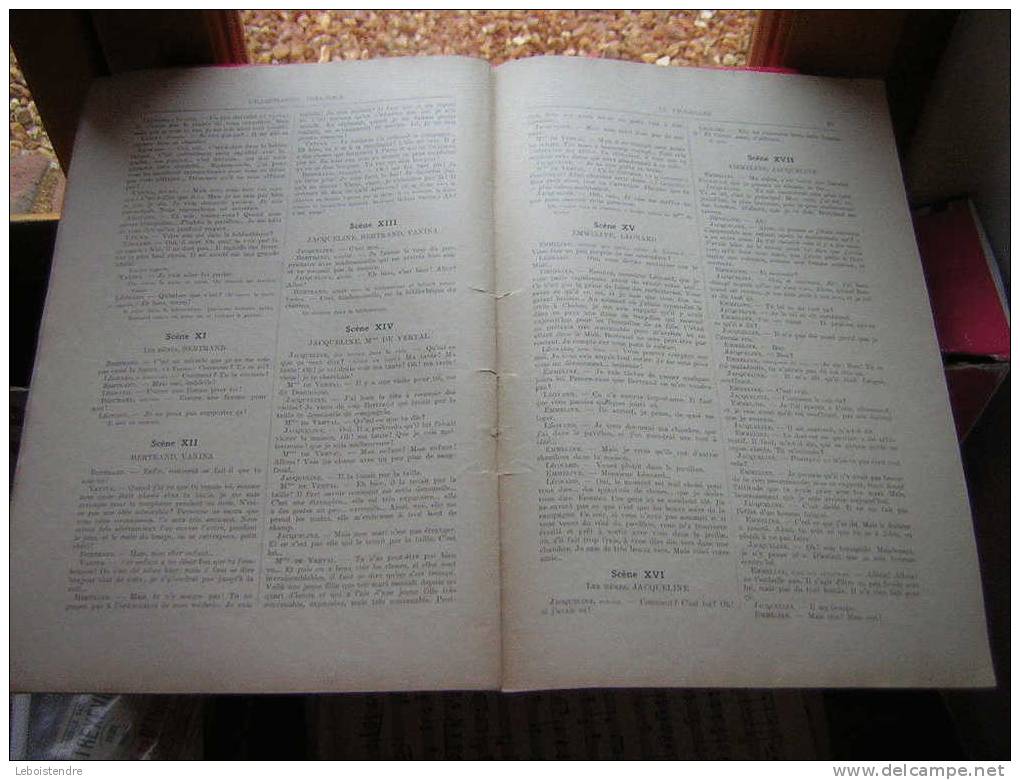 L´ILLUSTRATION THEATRALE-N° 106-16 JANVIER 1909-PYLADE PAR LOUIS LEGENDRE -LE POULAILLER PAR TRISTAN BERNARD - Autores Franceses