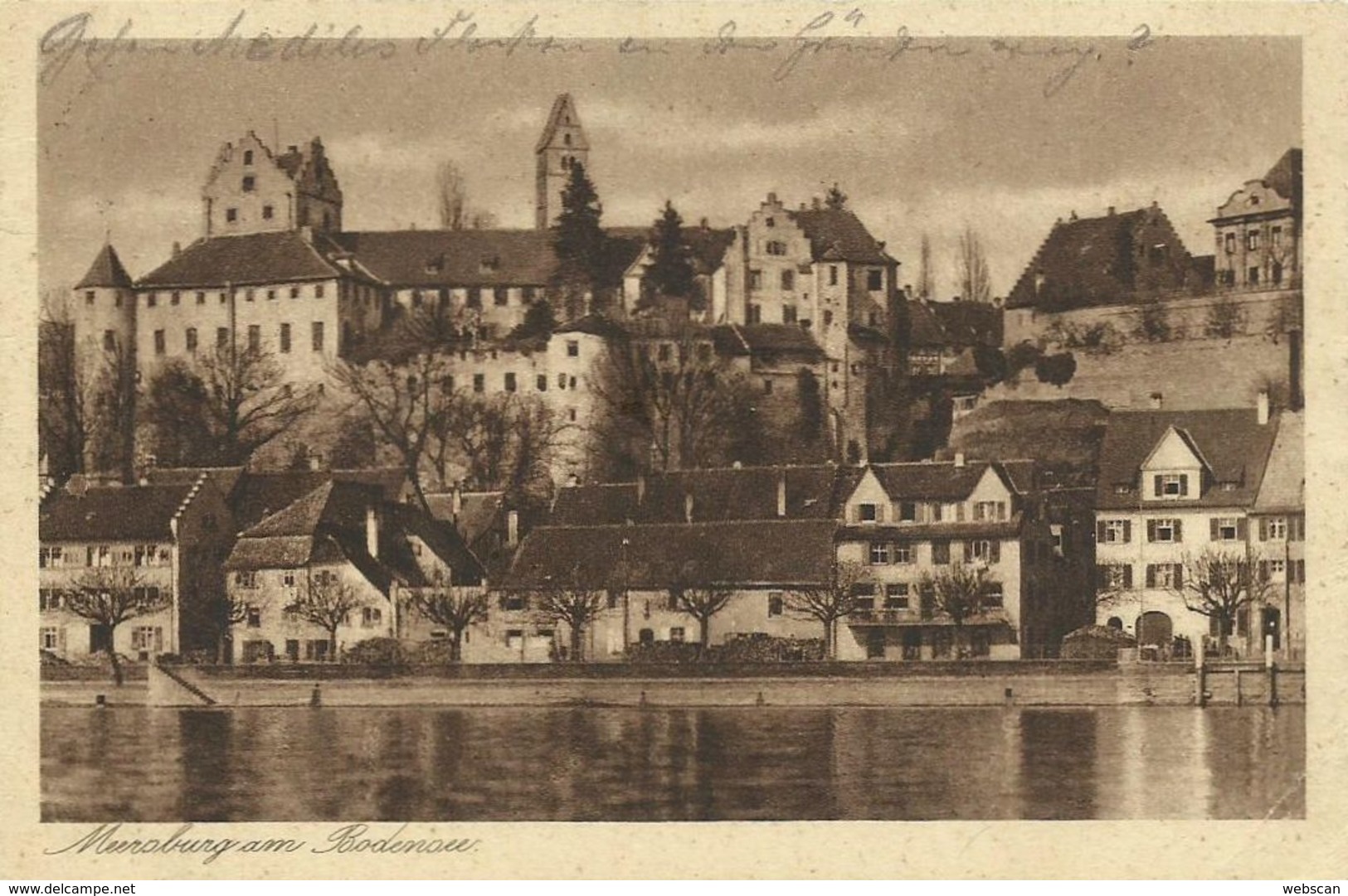 AK Meersburg Ortsansicht Vom Bodensee 1929 #17 - Meersburg