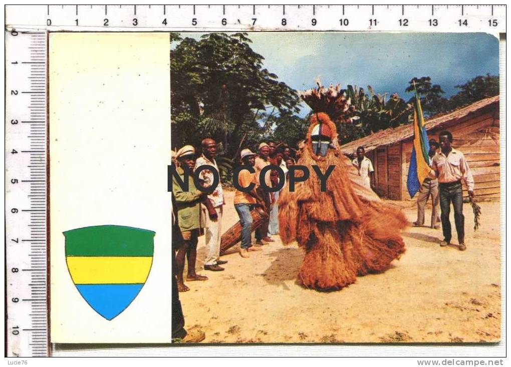 GABON -  Danseur  Adouma - Gabon