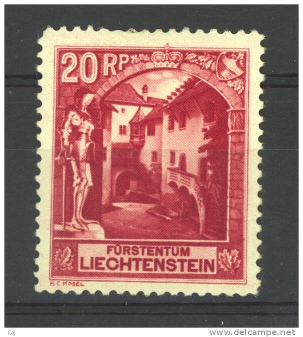 Liechtenstein  :  Yv  97  *           ,    N3 - Neufs