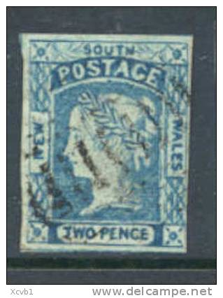 # NEW SOUTH WALES   24, Used,  SCV$ 25.00, (ns024-4,    Watermark 49 - Used Stamps