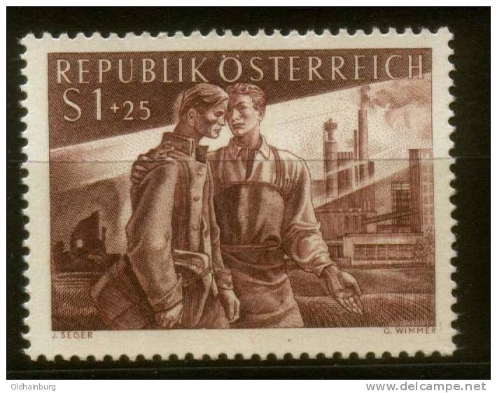 Österreich 1955, ANK 1028, Heimkehrer, Postfrisch ** - Nuevos