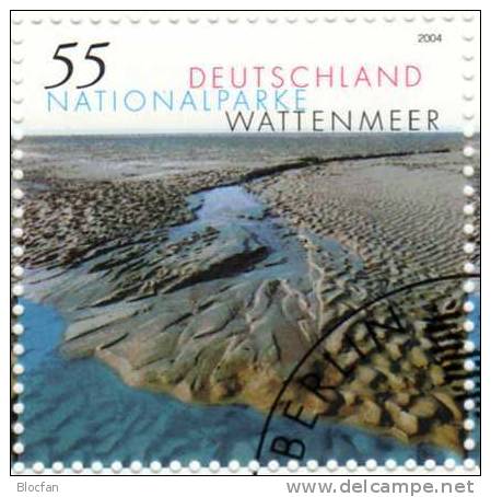 Nationalpark Wattenmeer Bei Priel BRD 2407 Im 10-Kleinbogen SST 11€ Nordsee-Küste Sheetlet From Germany - Protection De L'environnement & Climat