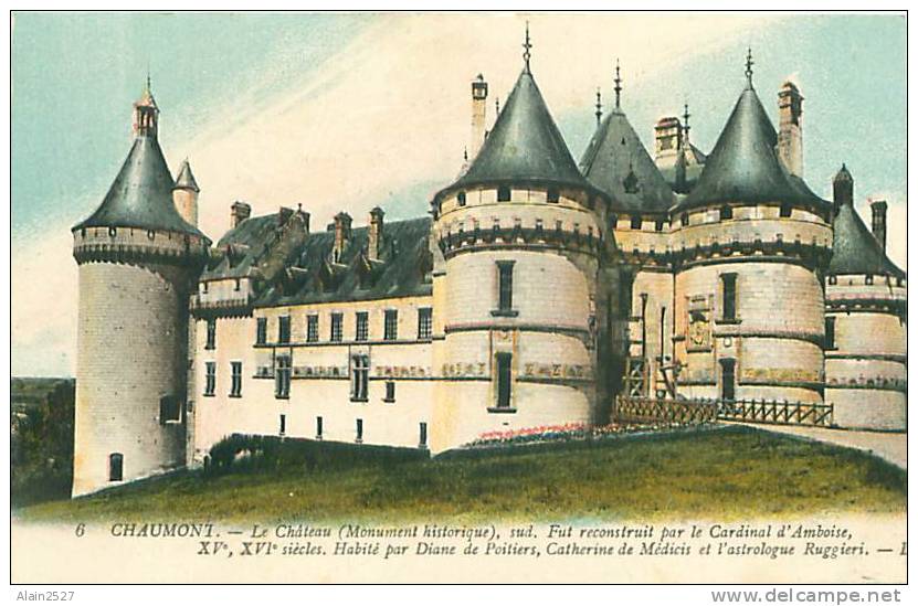 41 - CHAUMONT - Le Château (Monument Historique), Sud (LL. 6) - Montrichard