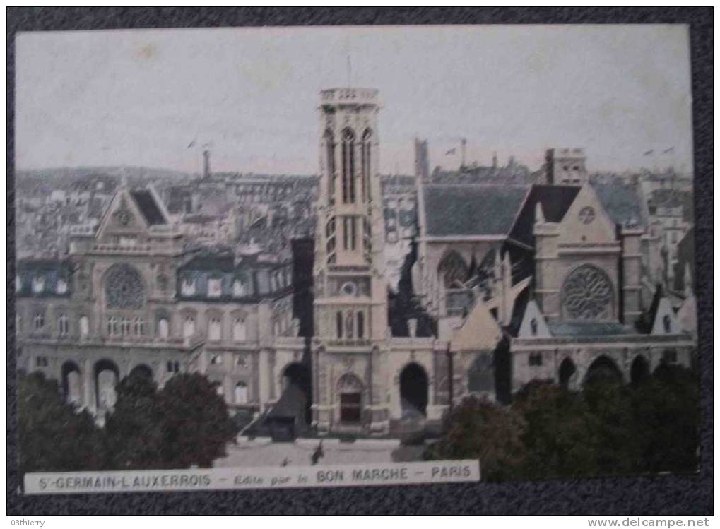 CPA 75 - PARIS - COLL LE BON MARCHE - ST GERMAIN L´AUXERROIS - Non Ecrite - - Lotes Y Colecciones