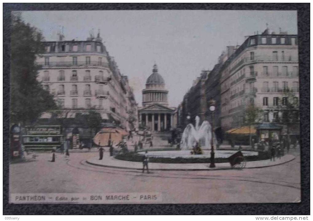 CPA 75 - PARIS - COLL LE BON MARCHE - PANTHEON - Non Ecrite - - Loten, Series, Verzamelingen