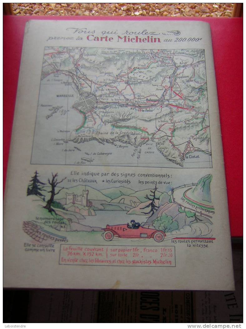 LA PETITE ILLUSTRATION -N° 61 -2 MAI 1914 -SERIE THEATRE N°  37-ROMAN -THEARTRE -LA BELLE AVENTURE-ARRIERE PUB MICHELIN - Franse Schrijvers