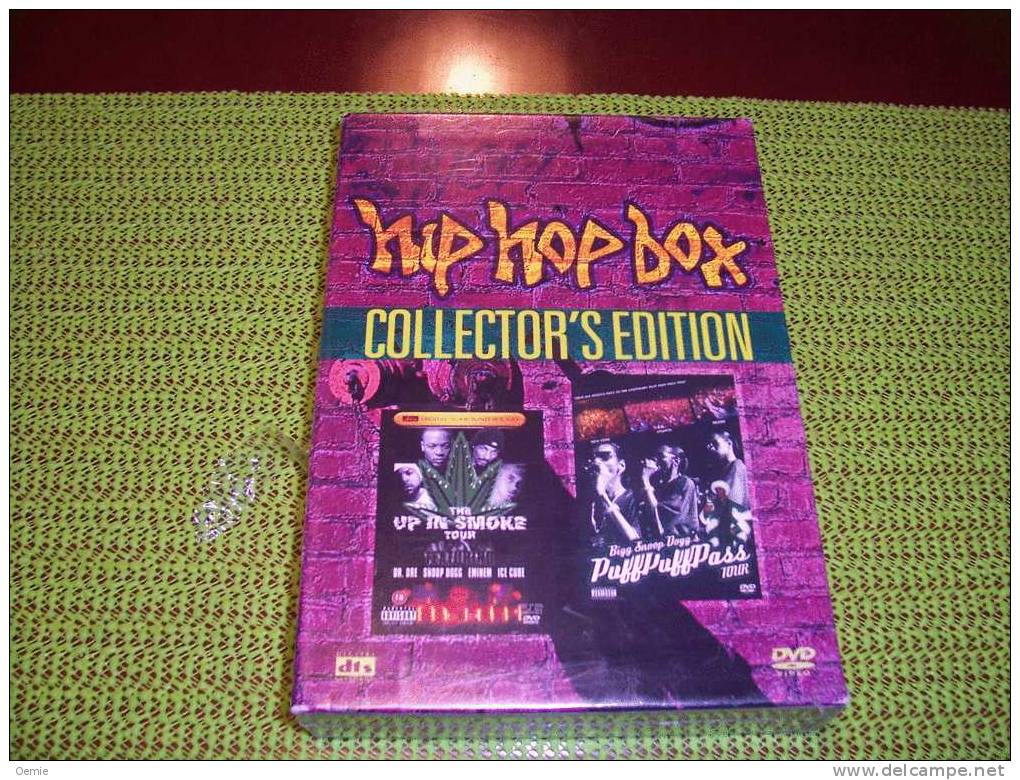 HIP HOP BOX ° COLLECTOR ' S EDITION  °  PUFF  PUFF PASS TOUR  + UP IN SMOKE - Music On DVD