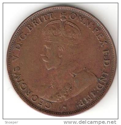 Australia 1 Penny 1927 Km 23 Vf+ Look !!!!  Catalog Val 18$ - Penny