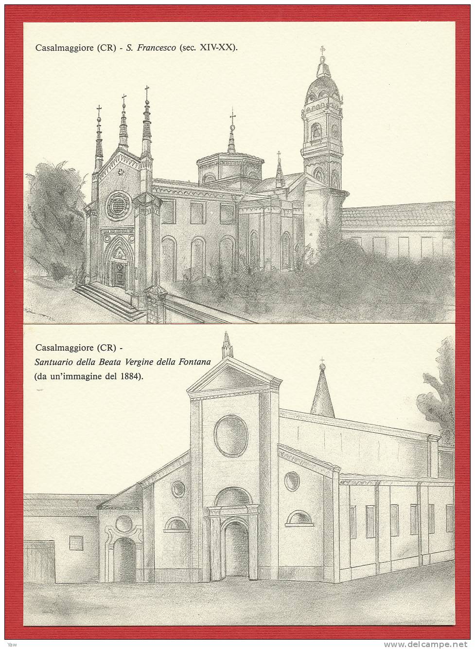 ITALIA 1988~ CASALMAGGIORE 13 DISEGNI DEGLI ALUNNI DELLA SCUOLA MEDIA G. DIOTTI - Cremona