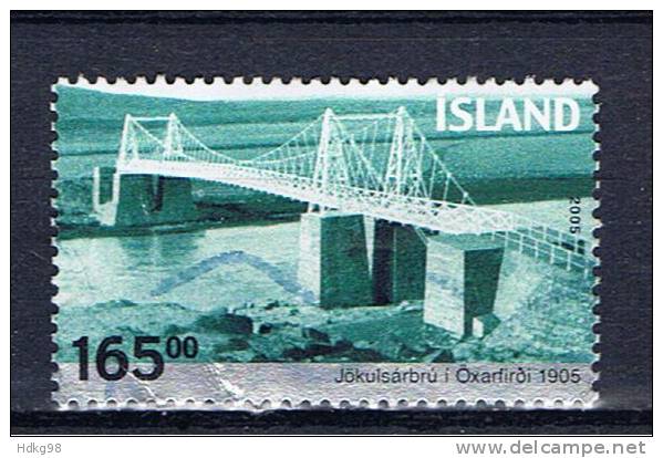 IS+ Island 2005 Mi 1101 Brücke - Usati