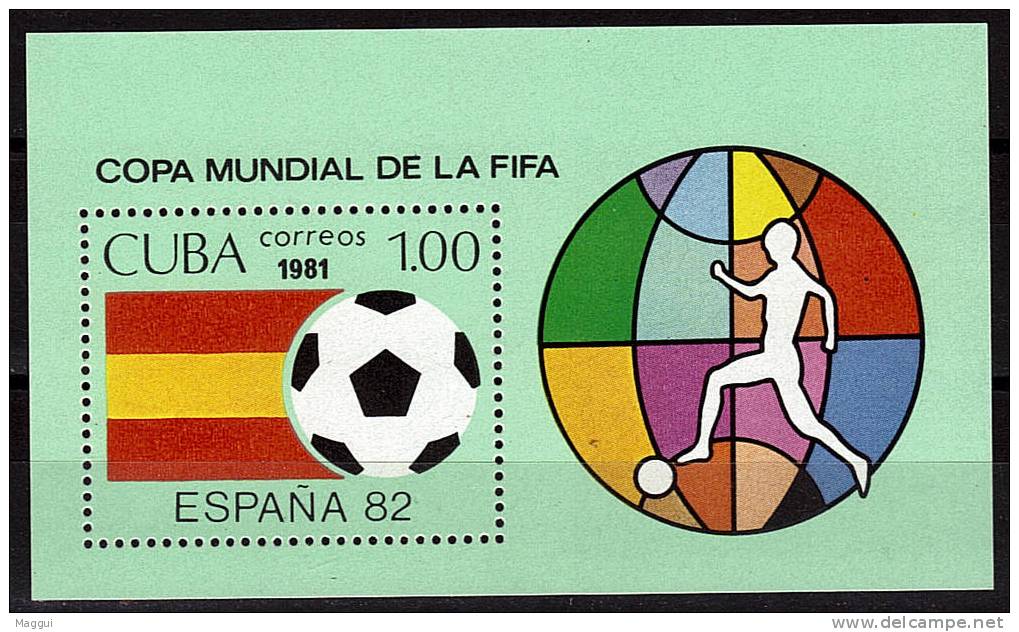 CUBA   BF 65  * *     Cup 1982    Football  Soccer Fussball - 1982 – Spain