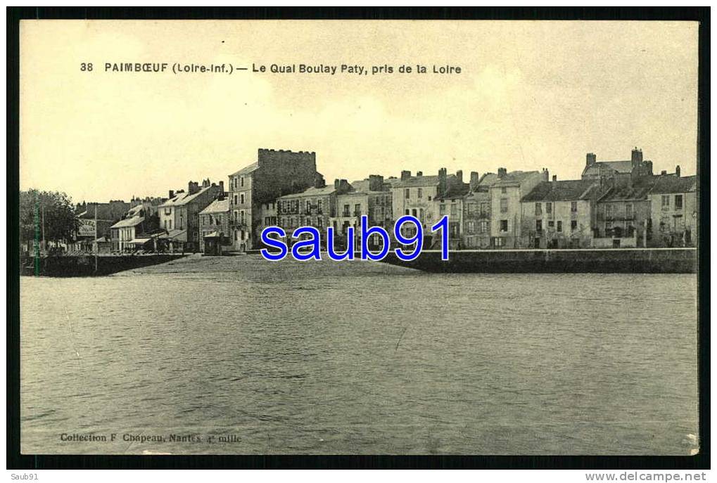 Paimboeuf -  Le Quai Boulay Paty ,pris De La Loire   - Réf: 11240 - Paimboeuf