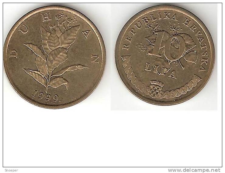 Croatia 10 Lipa 1999 Km 6 Unc  * - Croatia