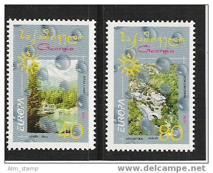 2001 Georgien Mi. 376-7  ** MNH   Europa - 2001