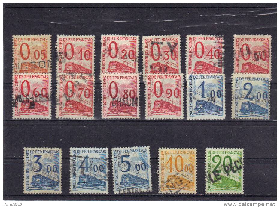 FRANCE 1960 Y&T CP 31-47 OBL - Used