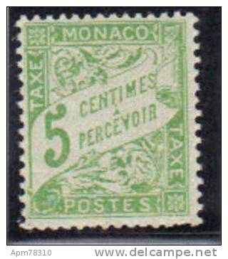 MONACO 1905-1909 Y&T TT 2 ** - Taxe