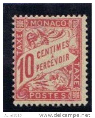 MONACO 1905-1909 Y&T TT 3 * - Postage Due