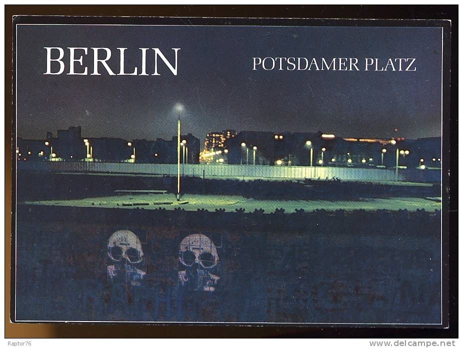 CPM Allemagne  BERLIN  Die Mauer Am Potsdamer Platz  Le Mur De Berlin - Autres & Non Classés