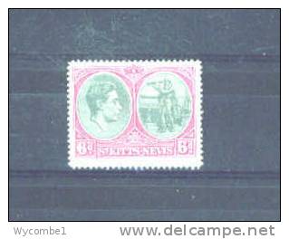 ST KITTS-NEVIS - 1938  George VI  6d  MM - St.Cristopher-Nevis & Anguilla (...-1980)
