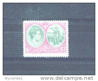 ST KITTS-NEVIS - 1938  George VI  6d  MM - San Cristóbal Y Nieves - Anguilla (...-1980)