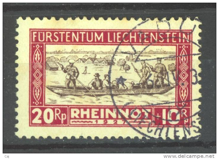 Liechtenstein  :  Yv   80  (o) - Gebraucht