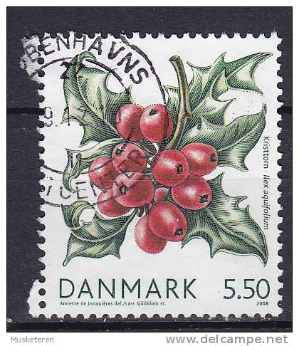 Denmark 2008 Mi. 1511  5.50 Kr Winther Berries Kristtorn - Oblitérés