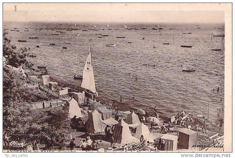 33 - Andernos-les-Bains - Vue Du Bassin Et De La Plage à L'Est De La Passerelle - Andernos-les-Bains