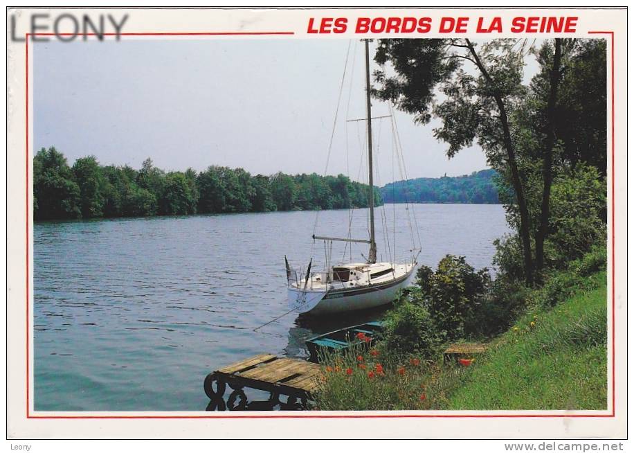 CPM " LES BORDS DE SEINE " En Ile De France - Ile-de-France