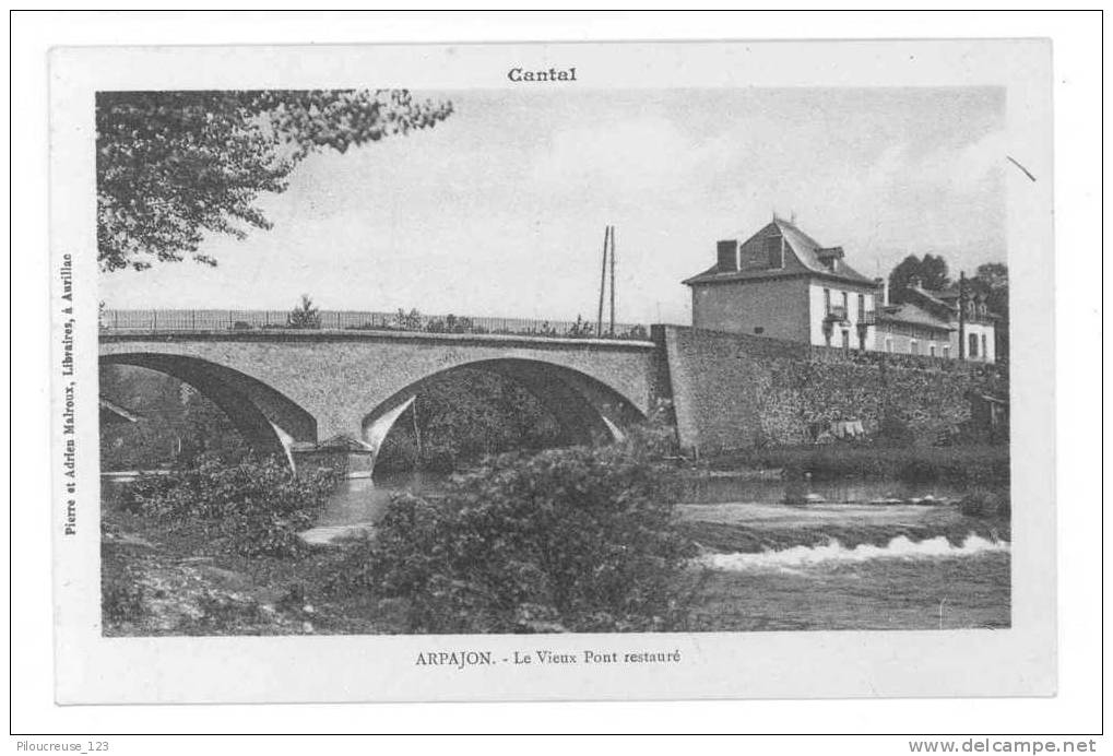 15 - ARPAJON Sur  CERE -  ""  Le Vieux Pont Restauré -  "" - Arpajon Sur Cere