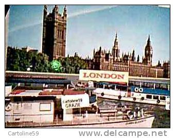 ENGLAND LONDON NAVE GITE BOATS ON THE THAMES - QUEEN ELIZABETH VB1994 CX21673 - River Thames