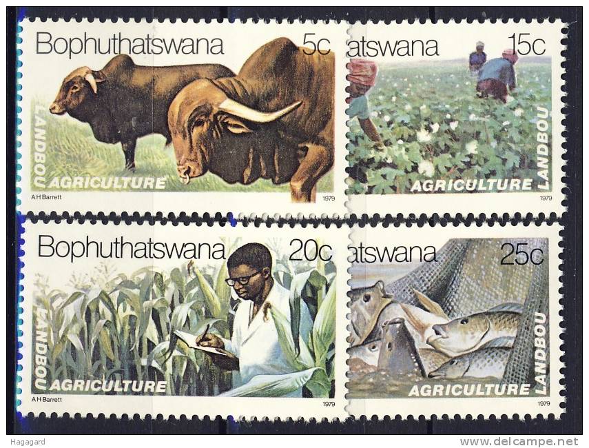 #RSA/Bophutatswana 1979. Agriculture. Michel 51-54. MNH(**) - Bofutatsuana