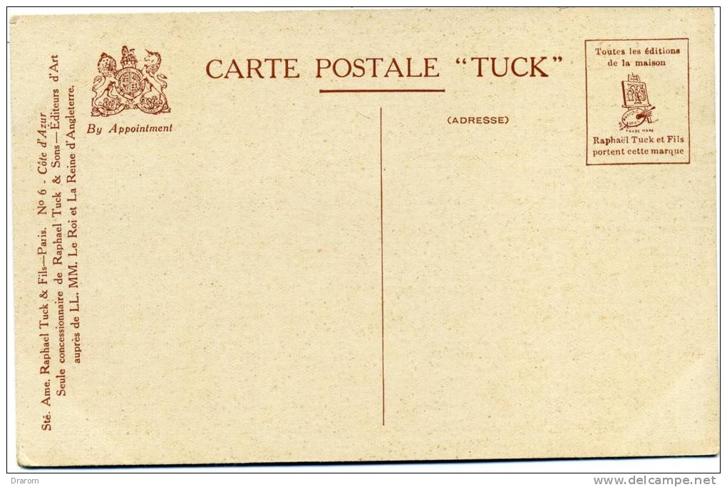 Cpa  N Beraud Oilette Menton Pont St Louis Frontiere Franco Italienne Carte Tuck - Beraud