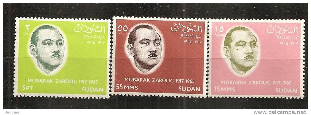 Sudan1966: 183-5mnh** - OMS