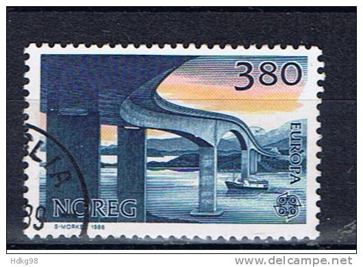 N Norwegen 1988 Mi 997 - Oblitérés