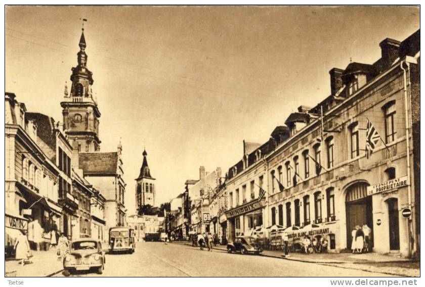 Le Cateau - Hôtel Du Mouton Blanc ( Oldtimer, Commerces ) - Le Cateau